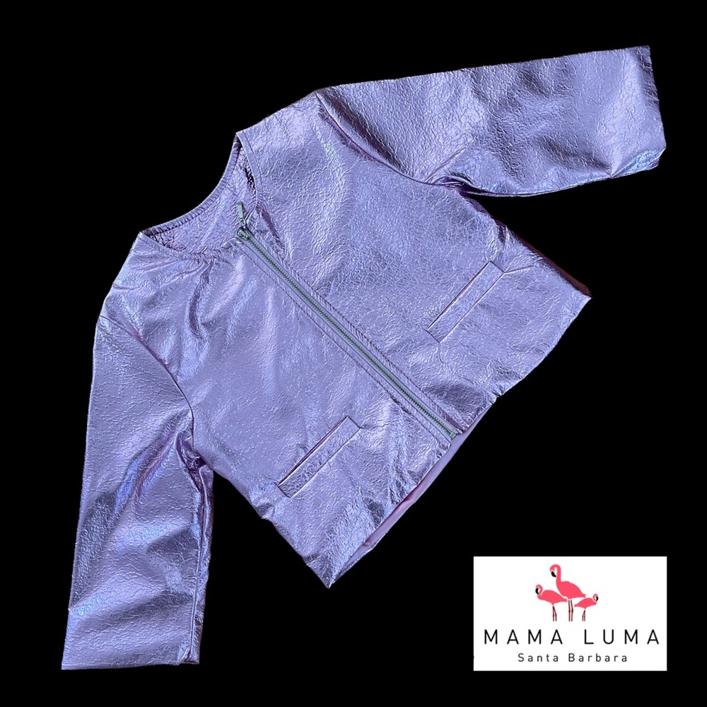 Like New - Mama Luma Girl’s Pink Jacket 7-8